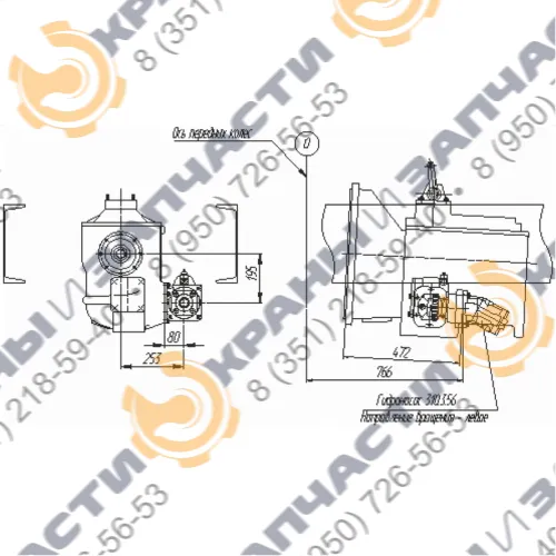Коробка отбора мощности МП58-4202010-15