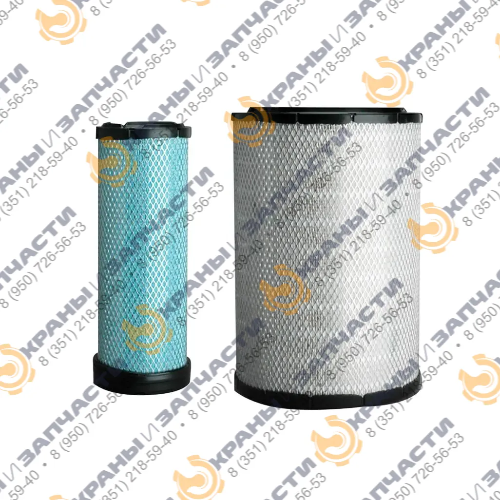 Фильтр воздушный 600-185-5120, 600-185-5110 Ruian King Filters (AF25129M, AF25130M, C281045, CF15136, 6I2503, 6I2504, P532503, P532504, LAF4503, LAF4504)