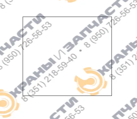 Стекло задней двери Д33-170300-007 ж/д крана КДЭ, КЖ, КЖДЭ