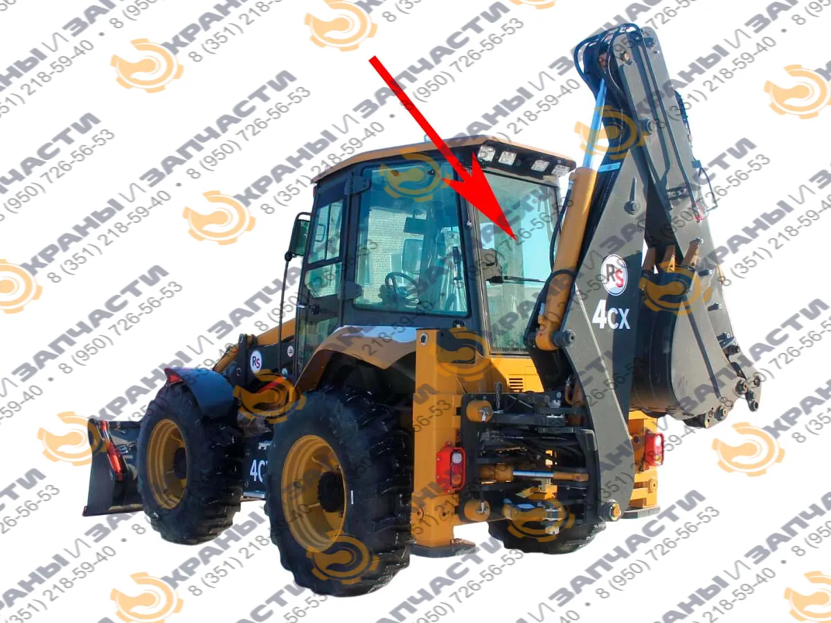Заднее стекло кабины RS 4CX