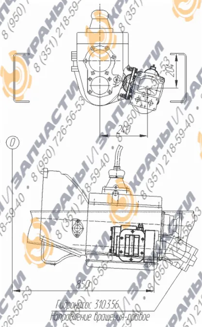 Коробка отбора мощности МП69-4202010-10