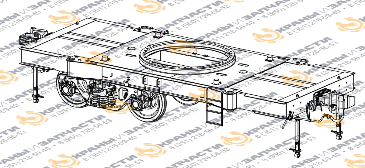 Компенсатор 17-03010-13 для ж/д кранов КДЭ-163, КДЭ-253