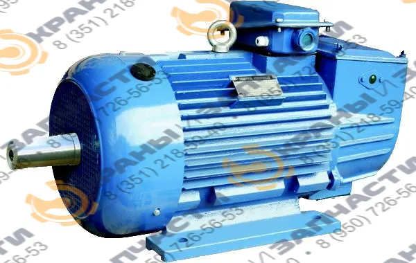 Электродвигатель крановый МТН 412-8 с фазным ротором, 22 кВт, 715 об/мин