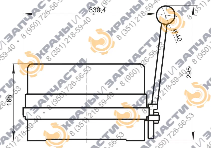 Командоконтроллер КП-1203 - чертеж 1