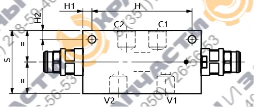 Чертеж Клапан EV1563 HBS