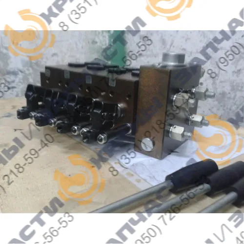 Гидрораспределитель РМ-12-44 4 секционный механическое управление на автогидроподъемники (С.-Пб.) АПГ-22, автокраны Юрга производство Агат