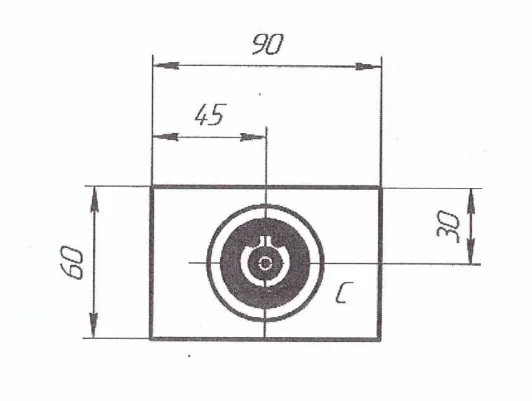 Клапан обратный FPOB 150C35 (обратно управляемый) - чертеж 4