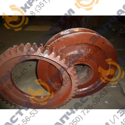 Каток ведущий (тележка приводная) ЛТ62.02.055 для перегрузчика хлыстов, с венцом для козлового крана ЛТ-62Б