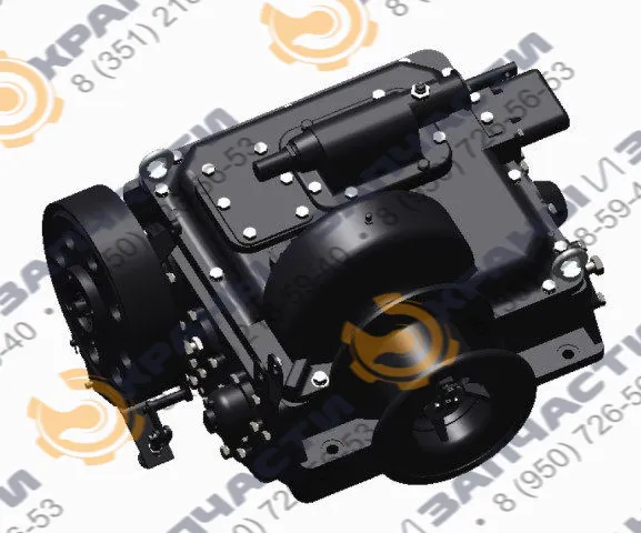 Коробка раздаточная с лебедкой БМ-205Б.02.05.000 бурильно-крановой машины БМ-500