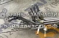 Комплект трубопровода КС-45717.31.060-10 к опорам автокранаИвановец серии КС-3574, КС-3577, КС-35714, КС-35715, КС-45717 (24 шт.)