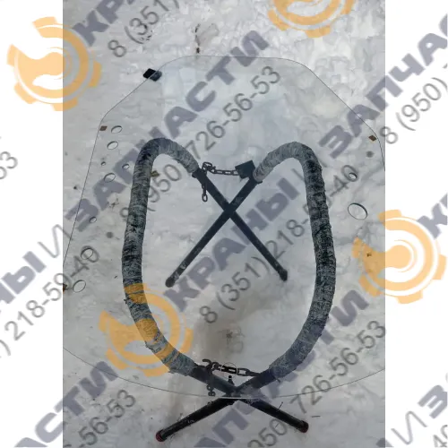 Стекло лобовое (закаленное) T312628 для мини-погрузчика John Deere 312GR, 314G, 316GR, 318G, 320G, 324G, 328D