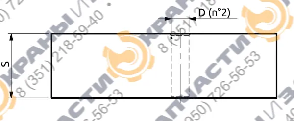 Клапан одностороннего действия A050203.03.00 HBS - чертеж 2
