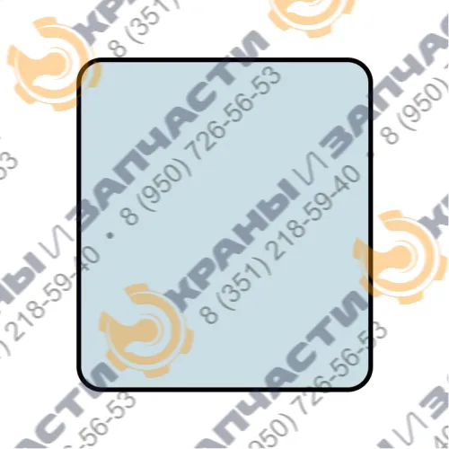 Стекло верхнее триплекс (870х830) для автокранов Клинцы, Галичанин (новая кабина)