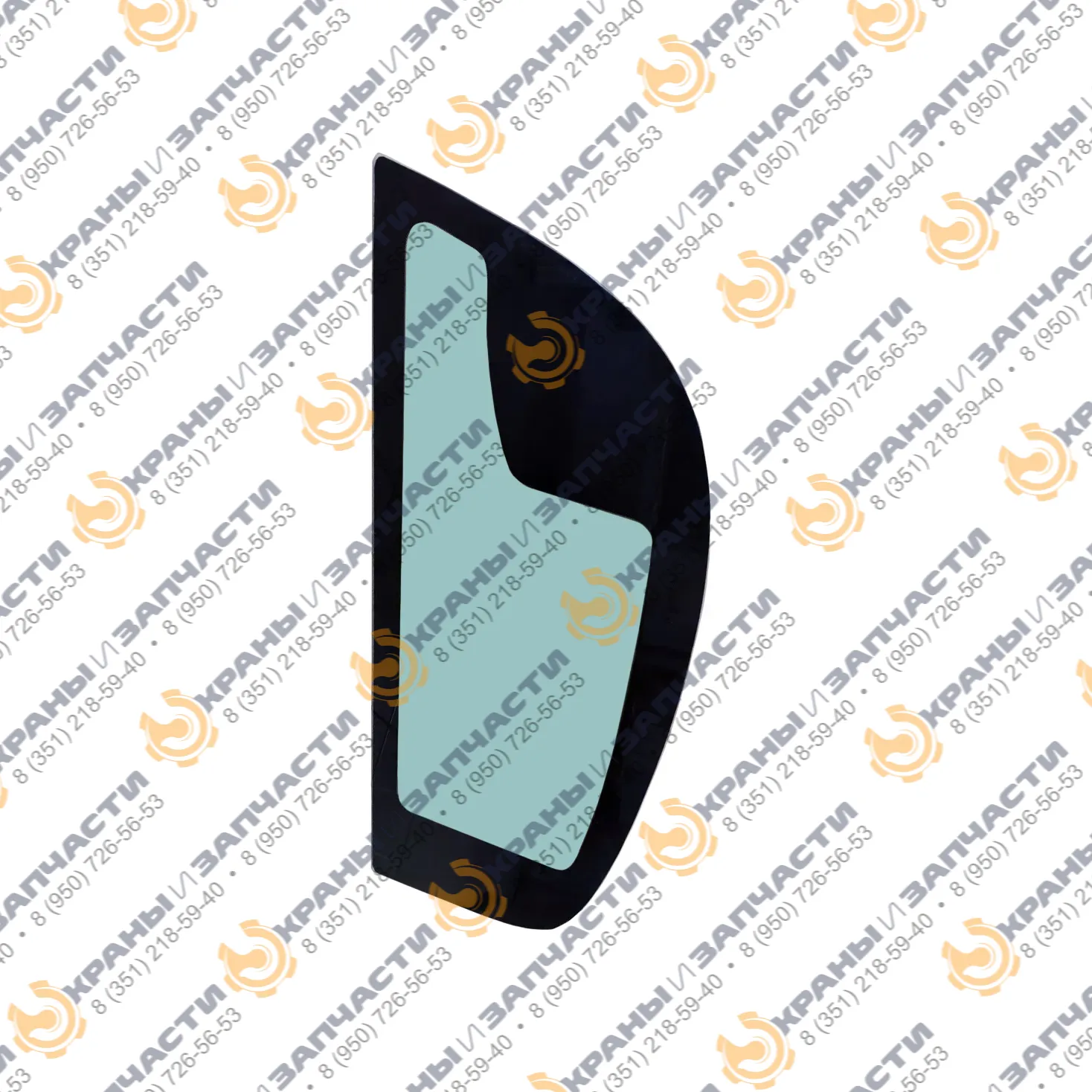 Стекло кузовное заднее левое (закаленное) 71Q6-02721;71Q6-02722 для экскаватора Нуundai Robeх 210lc-9, 260lc-9, 290lc-9, 300lc-9, 330lc-9, 450lc-9, 480lc-9