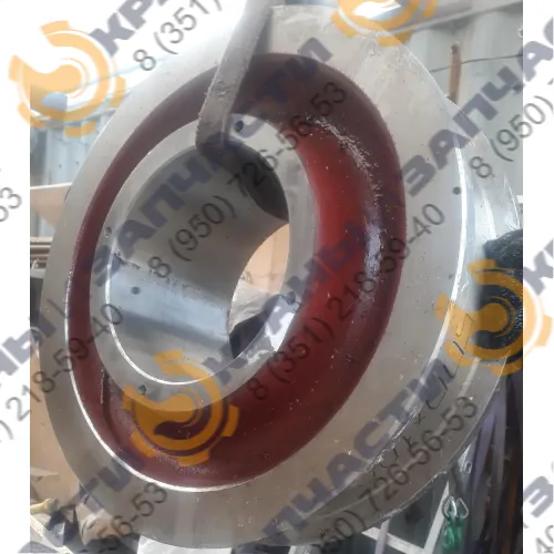 Колесо ходовое 24-1401 d=800 мм козлового крана КК 20-32 с венцом z-70 m-10