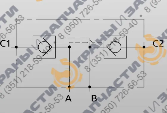 Чертеж Клапан A050453.03.00 HBS