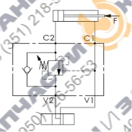 Чертеж Клапан EV1564 B060666.01.00 HBS
