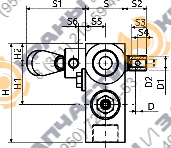 Клапан A150604.01.00 HBS - чертеж 2