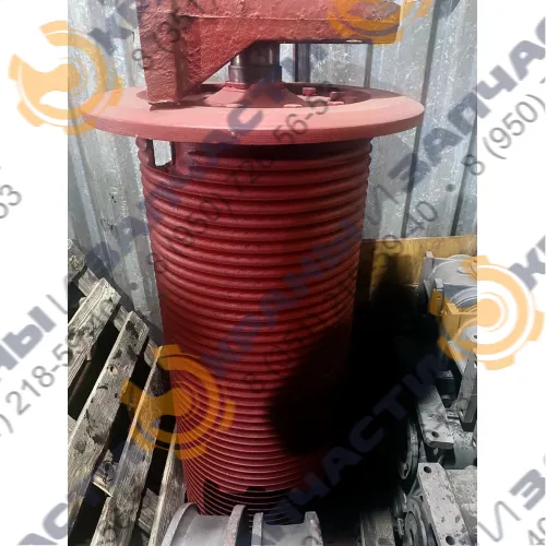 Барабан грузовой лебедки крана башенного КБ-405