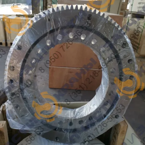 Опорно-поворотное устройство QWC454.38Z2 КМУ-150 Галичанин, крана-манипулятора КМУ KANGLIM KS1256G-II