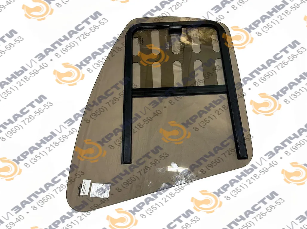 Стекло боковое левое для погрузчиков ANT 1000 (в сборе)