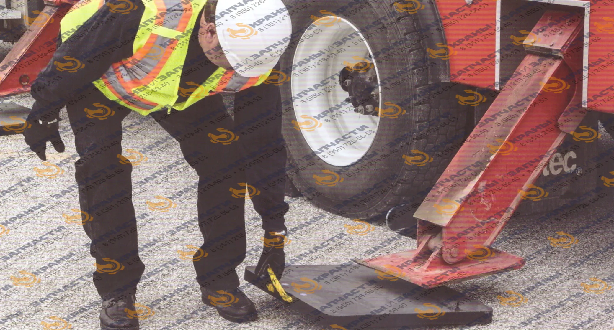 Подкладка под аутригеры/опоры (Подпятник, Подушка) 400х400х40 для кранов-манипуляторов