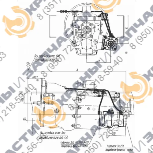 Коробка отбора мощности МП74-4202010-80
