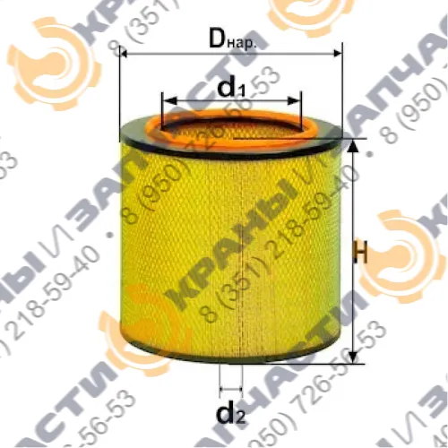Фильтр воздушный DIFA 4309М
