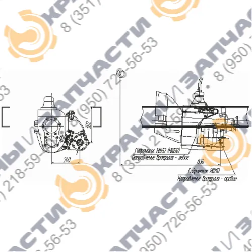 Коробка отбора мощности МП69-4202010-30