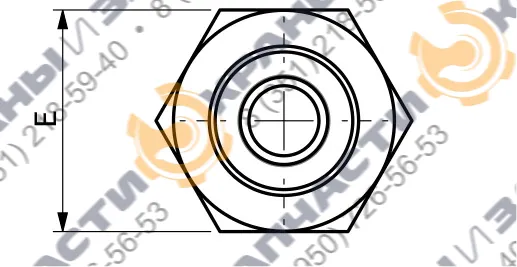 Клапан одностороннего действия А120400.03.00 HBS - чертеж 1