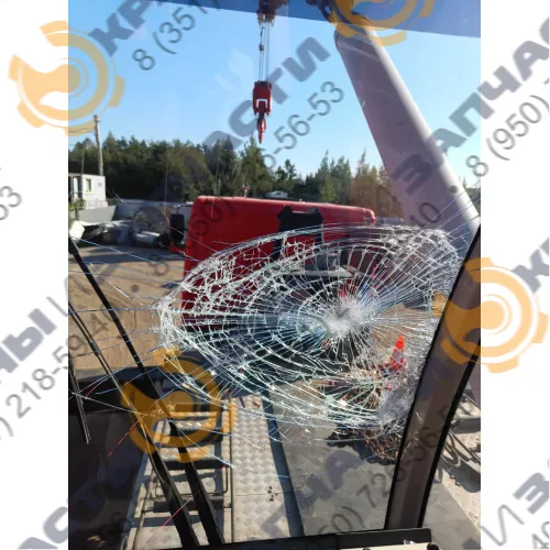 Стекло ветровое СНЛК1016-01.00.00.01 (804х1291) для автокрана Машека КС-55727