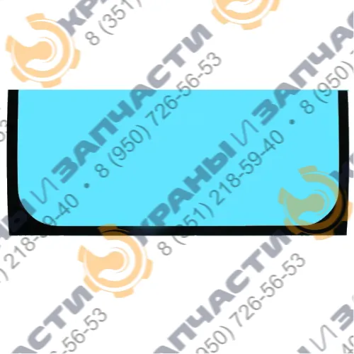 Стекло лобовое нижнее с шелкографией (триплекс) для экскаватора Hitachi Zaxis 180, 200, 210, 240, 250, 270, 280, 300, 330, 350, 400, 470 3G-5G