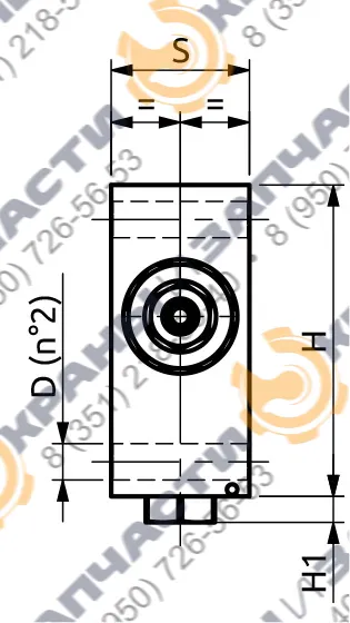 Односторонний балансировочный клапан A060600.01.00 HBS - чертеж 5
