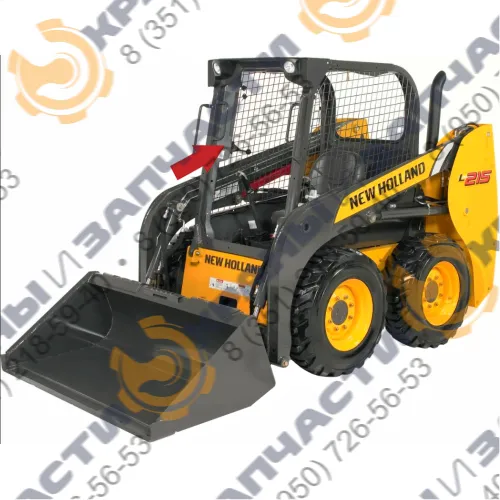 Лобовое стекло для New Holland L215 с отверстиями под дворник