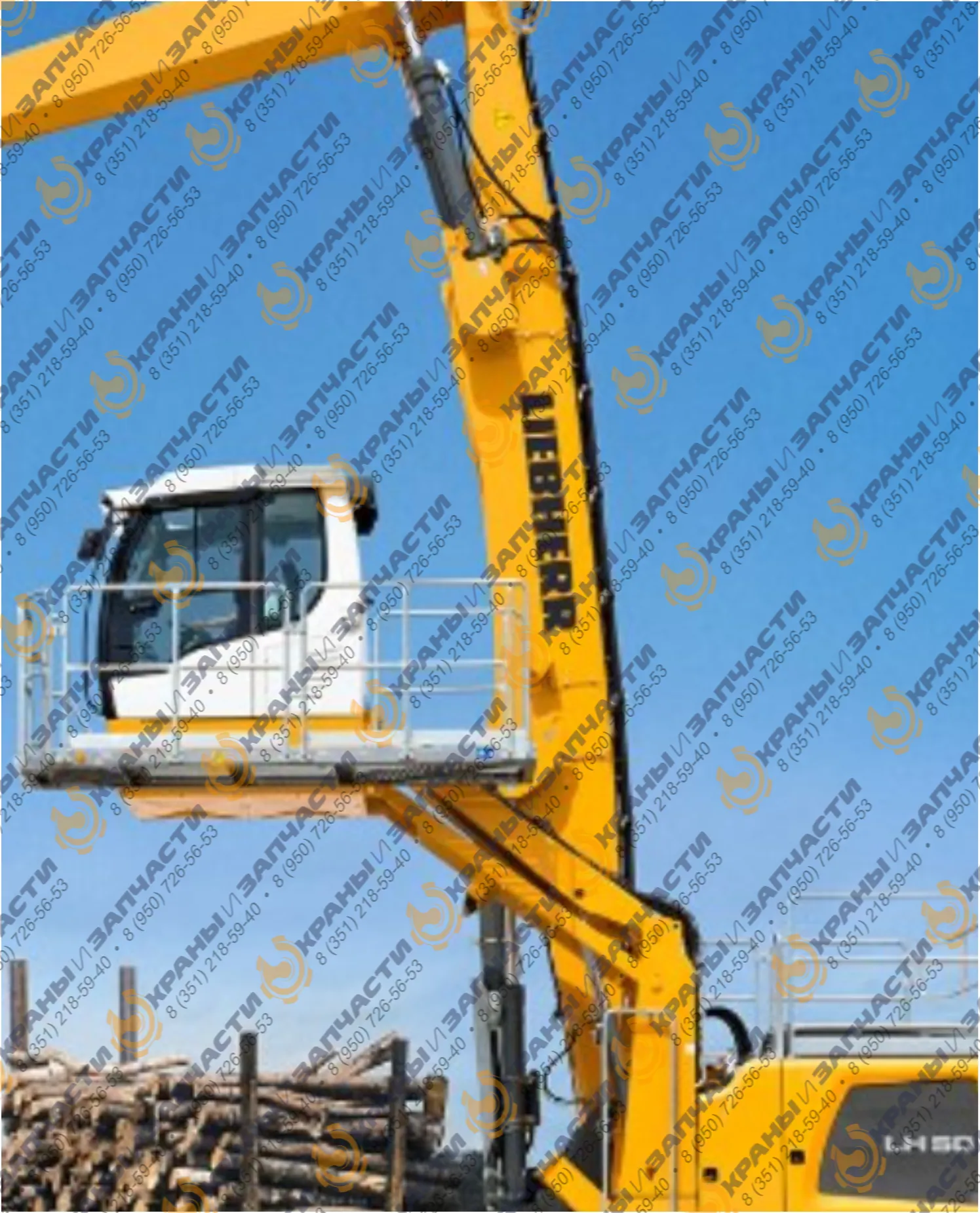 Лобовое стекло кабины LH50 Liebherr