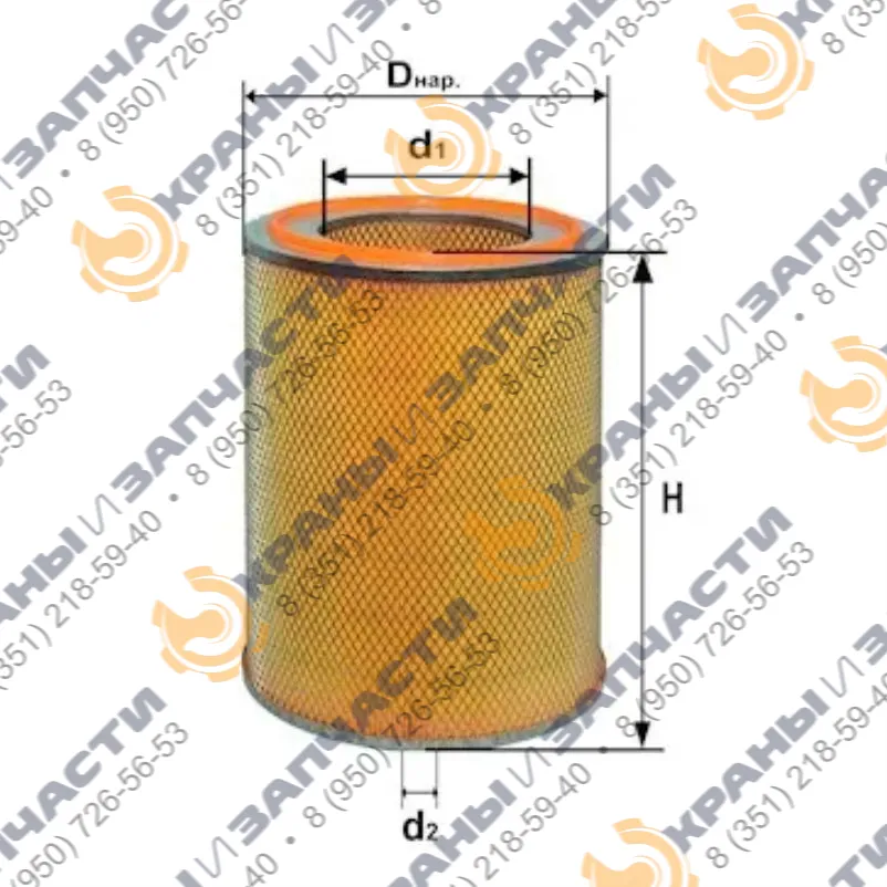 Фильтр воздушный  В4377МК (238Н-1109080-01)