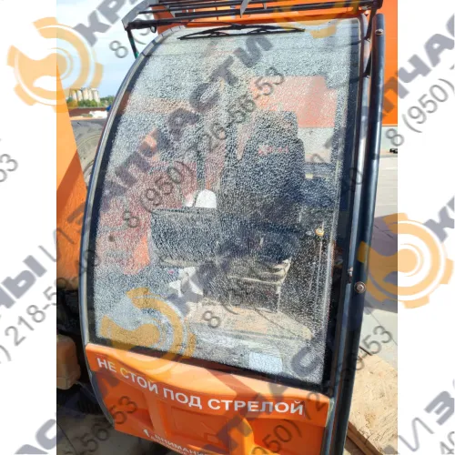 Стекло лобовое (1569х790) для автокрана Клинцы (новая кабина)