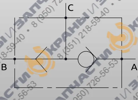 Чертеж Клапан A100402.01.00 HBS