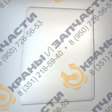 Стекло боковое 45Т-6706025 (807х663) на трактор УК ЮМЗ 