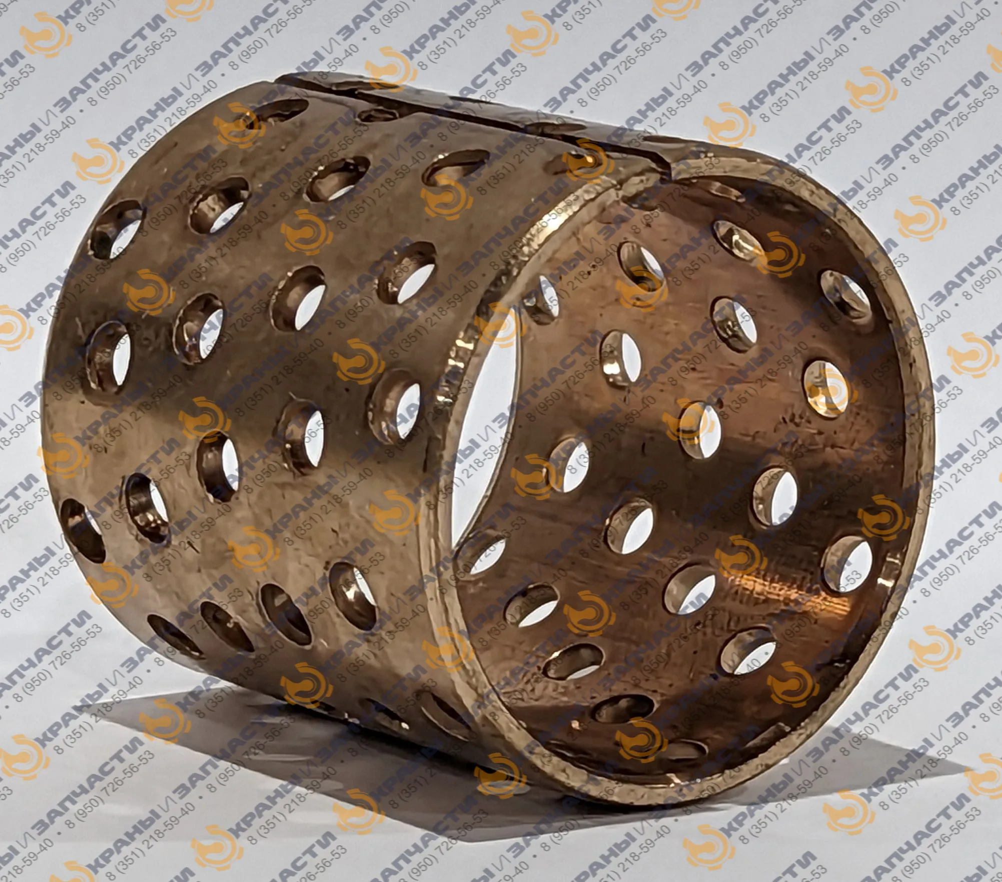 Втулка бронзовая гидроцилиндра подъёма стрелы автокрана Ивановец КС-65740-7, 40 тонн