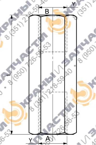 Клапан одностороннего действия A120600.01.00 HBS - чертеж 2