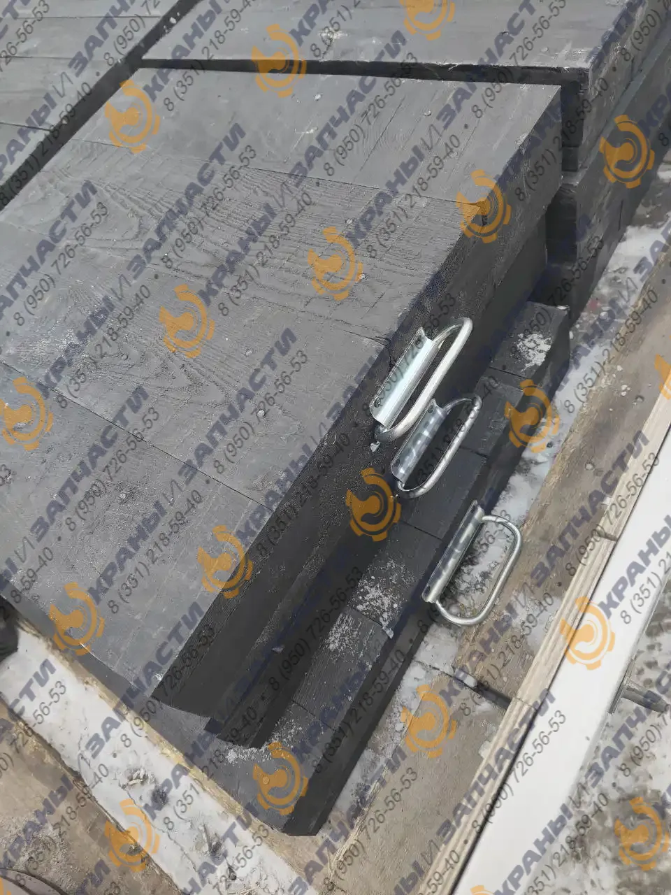 Подкладка, подкладочная плита 500х500 из дерева под лапы аутригера автокранов, автовышек, автоподъемников, КМУ, буровых установок