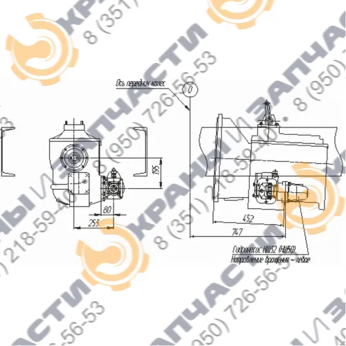 Коробка отбора мощности МП58-4202010-25