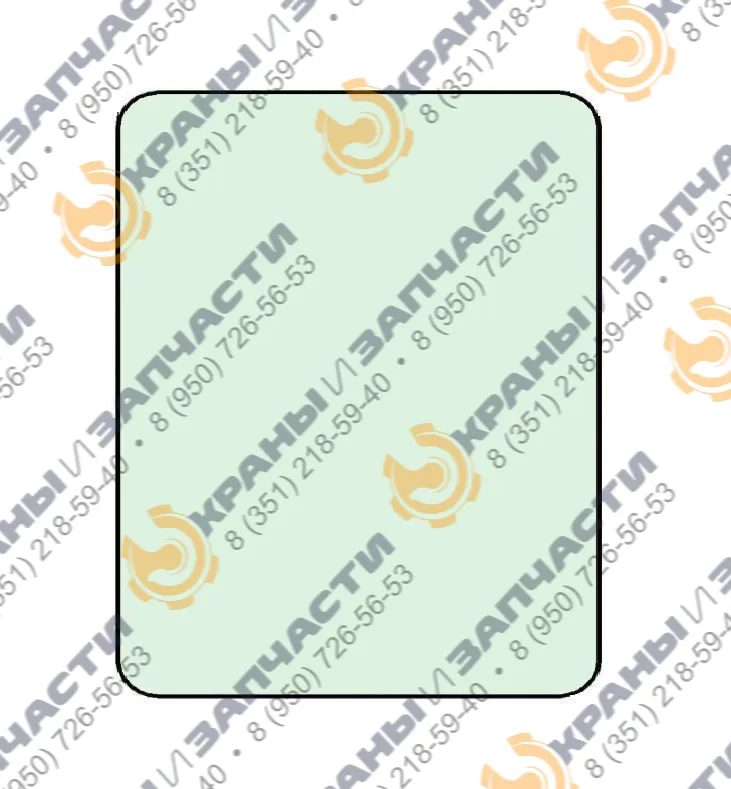 Стекло лобовое 401.17.00.015 (1078х756-1) гусеничного крана ДЭК-401