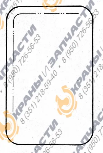 Стекло трёхслойное Б-5Н (598х948)