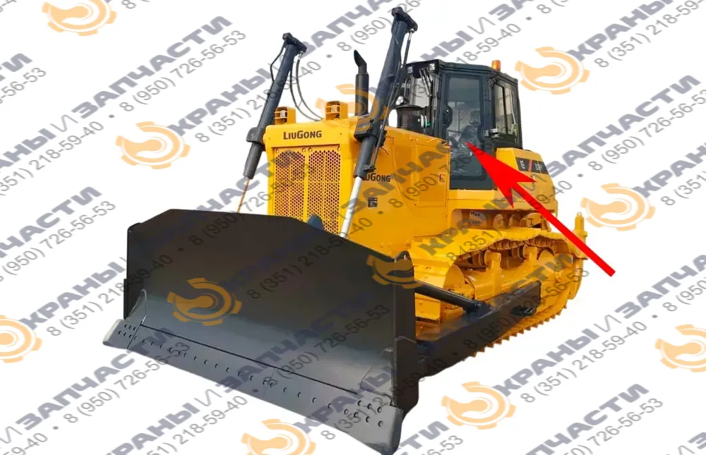 Стекло переднее левое LiuGong CLGB260