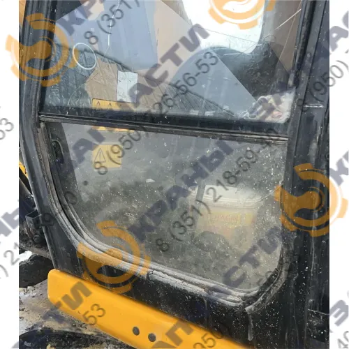 Стекло лобовое нижнее Индия (закаленное) для экскаватора гусеничного JCB JS205l JS305l c 2017 год