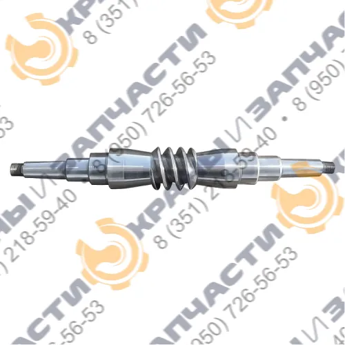 Червяк двухзаходный ПК-6,3 m=5 ПК-6.3.131 башенных кранов КБ-308, КБ-309, КБ-402, КБ-403, КБ-404, КБ-405, КБ-408