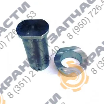 Ось крепления гидроцилиндра подъема стрелы к раме поворотной КС-4572.63.002 автокранов Галичанин КС-4572А, КС-4579, КС-45719, КС-55713