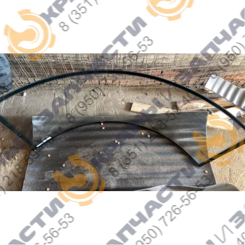 Стекло ветровое (1748х800) для автокрана Машека (новая кабина)